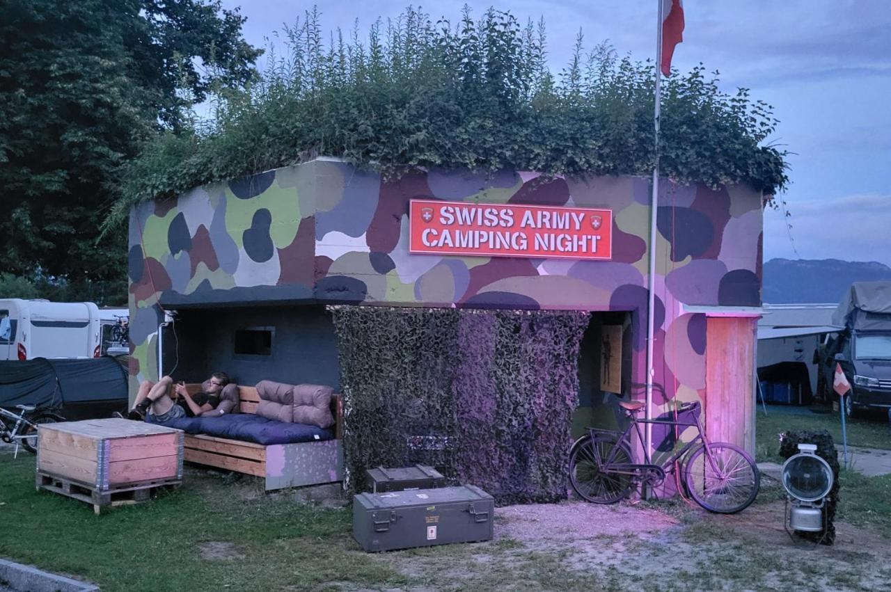 Swiss Army Camping Night / Militaerbunker St. Margrethen Ngoại thất bức ảnh